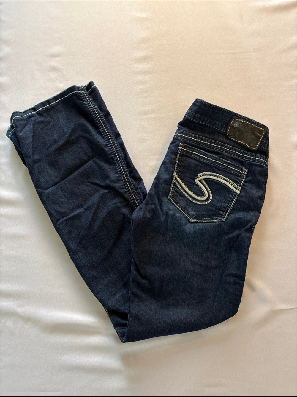 Silver Jeans Frances Dark Blue Boot Cut Jeans
